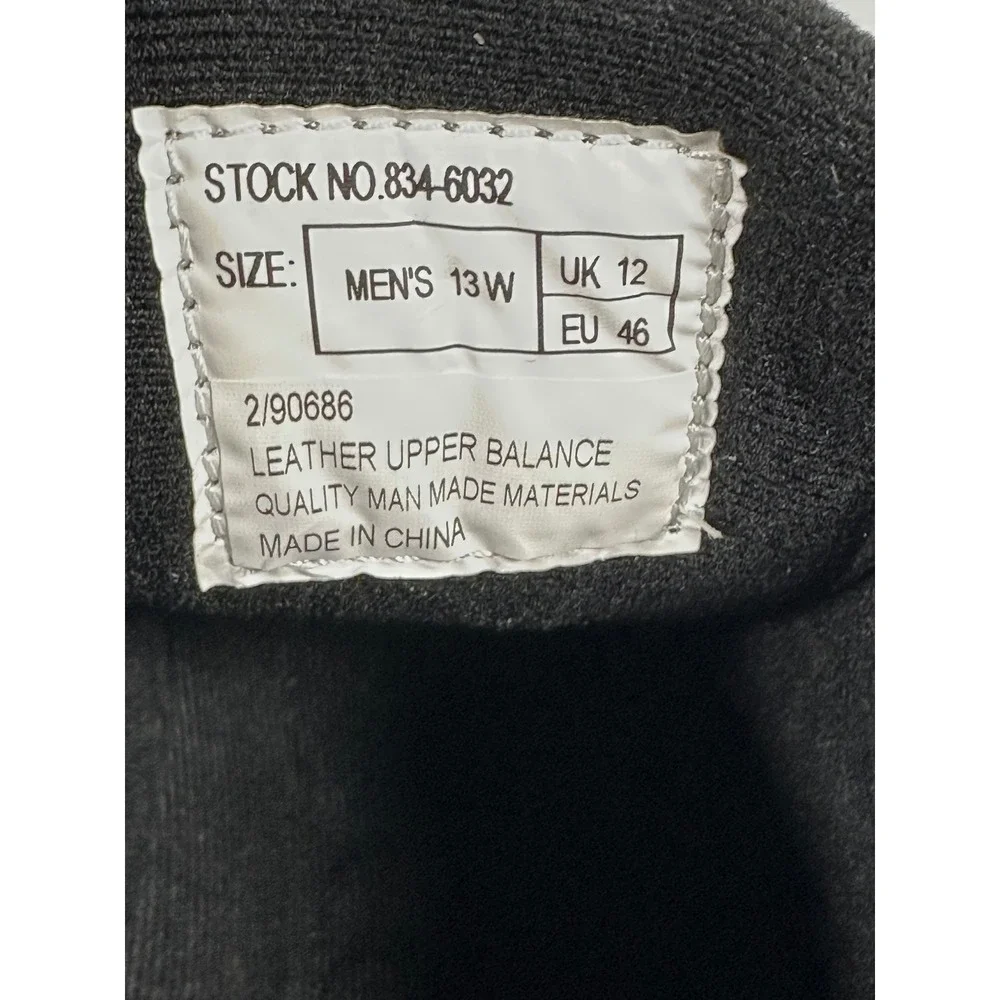 Thorogood Job Fitted Mens Black Leather Chukka Boots 834-6032 Size 13W Wide